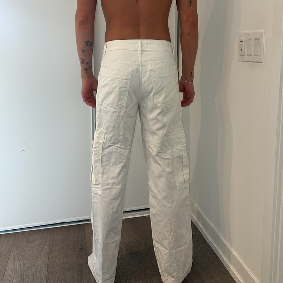 White cargo pant - Picture 2 of 2